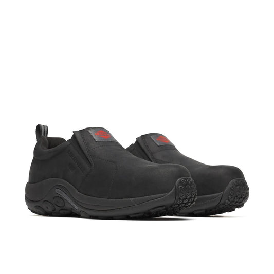 Men's Jungle Moc Leather Hi-Vis Carbon Fiber Static Dissipative 10 Low Wide Width - US 4133